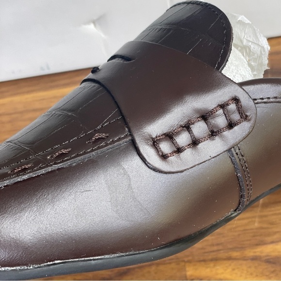 Bijou Annie Croc Loafer 8 Slip On Comfort - Picture 4 of 7